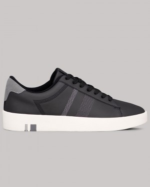 Black / White / Grey Ben Sherman Boxwell Sneakers | 297615-MNY