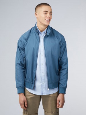 Turquoise Ben Sherman Signature Harrington Jackets | 953248-YPO