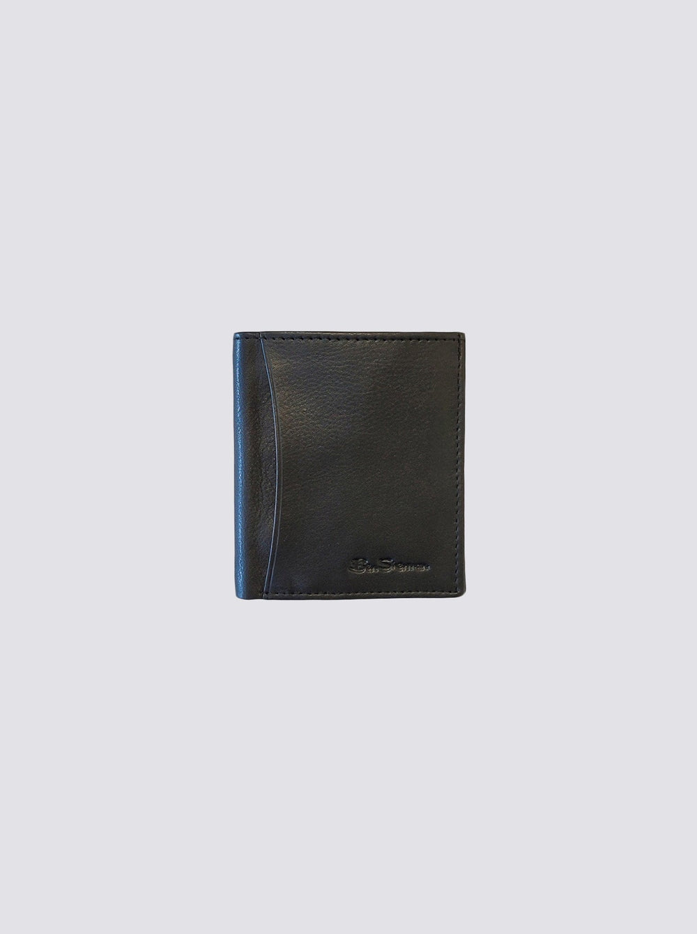 Black Ben Sherman Arden Leather Micro Wallets | 450297-ZAG