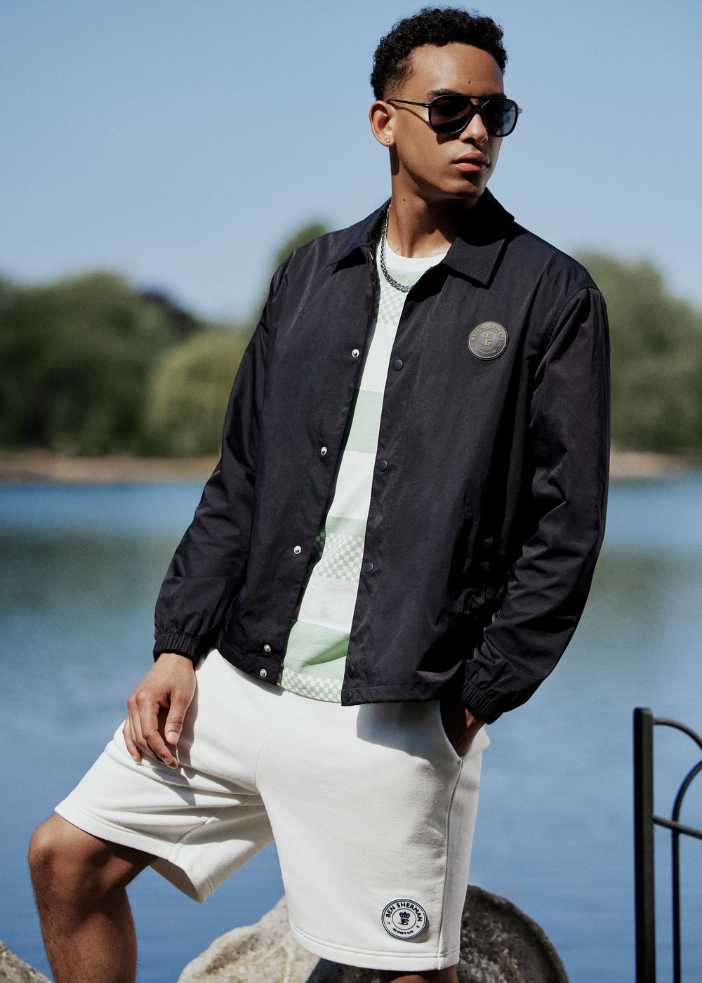 Black Ben Sherman B by Ben Sherman Sport Jackets | 190457-XLN