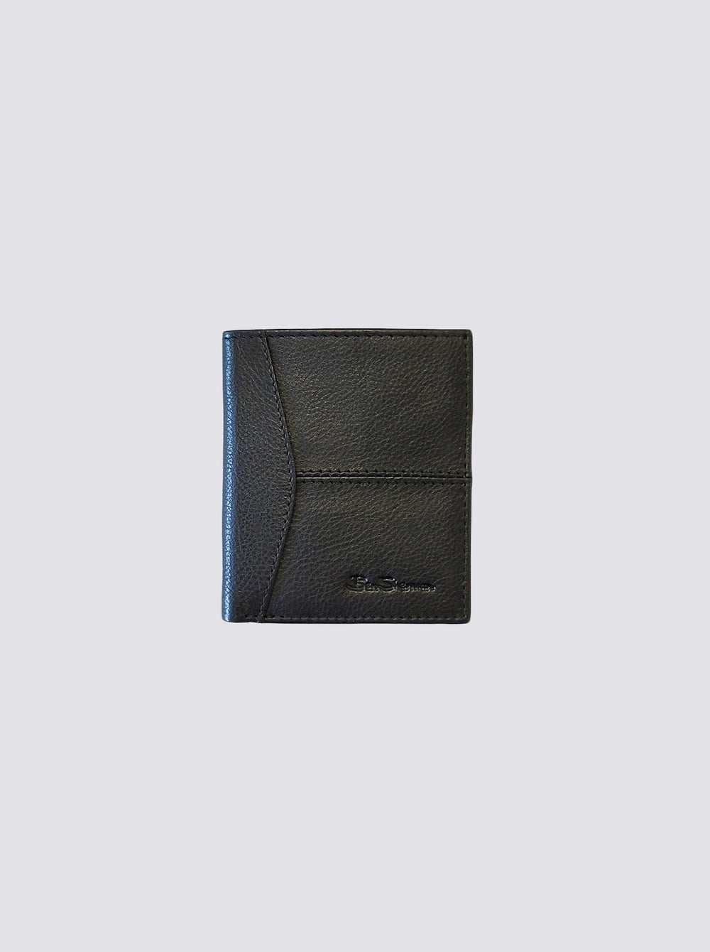 Black Ben Sherman Coles Leather Micro Wallets | 782391-HUZ