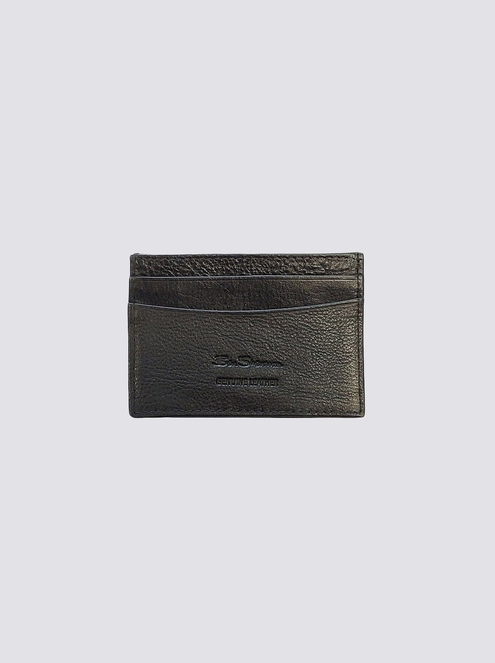 Black Ben Sherman Koki Leather Card Holder Wallets | 492517-BGO