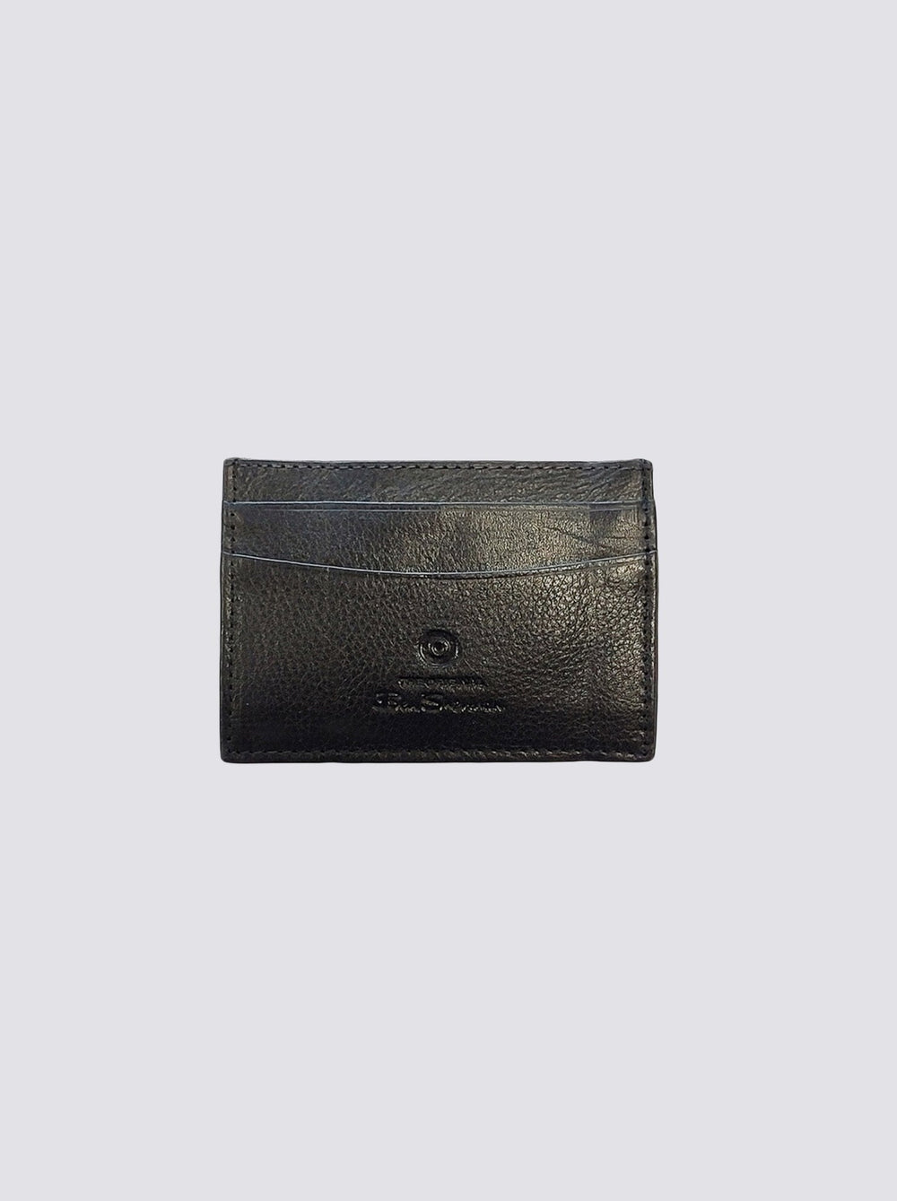 Black Ben Sherman Koki Leather Card Holder Wallets | 492517-BGO