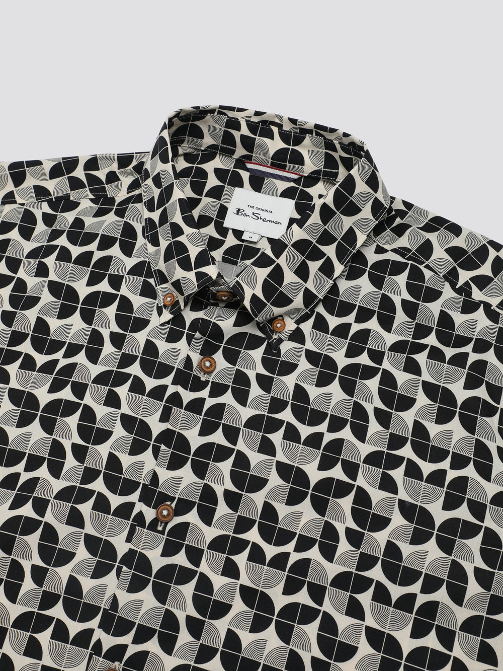 Black Ben Sherman Linear Shirts | 673841-QVL