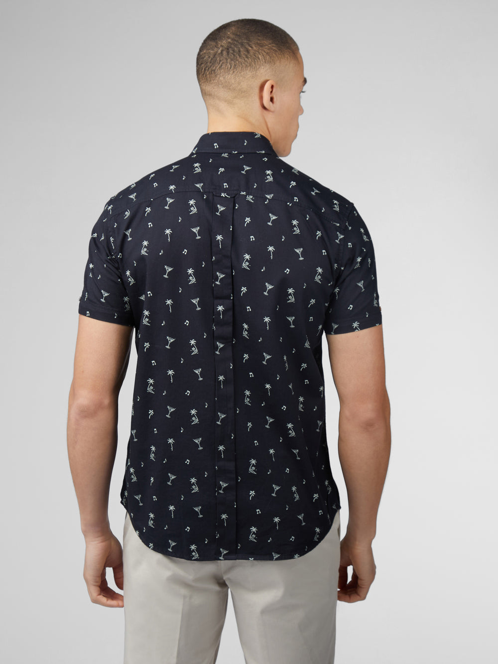 Black Ben Sherman Scattered Shirts | 639541-ZOH