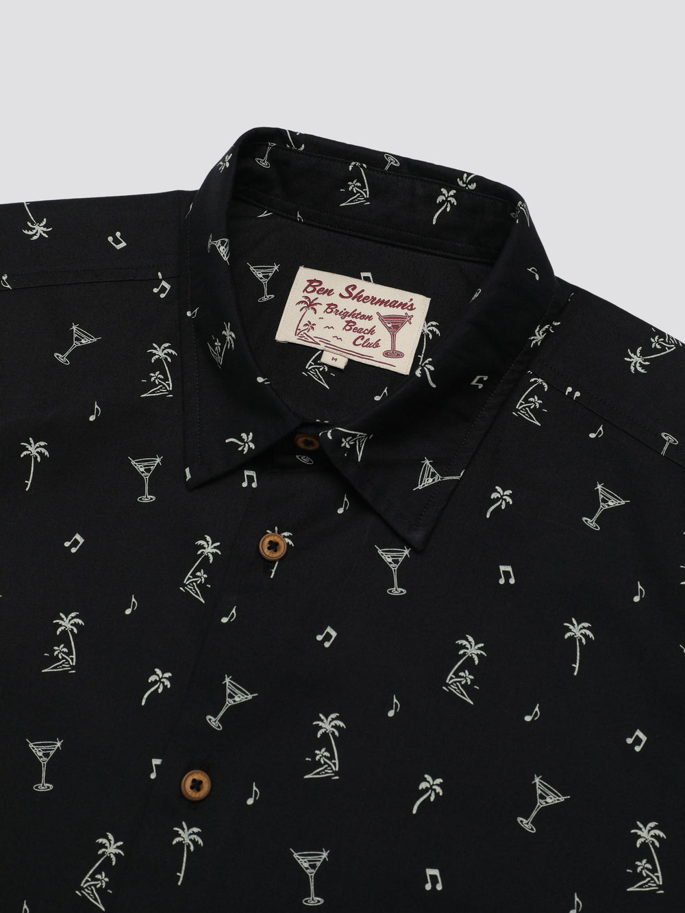 Black Ben Sherman Scattered Shirts | 639541-ZOH