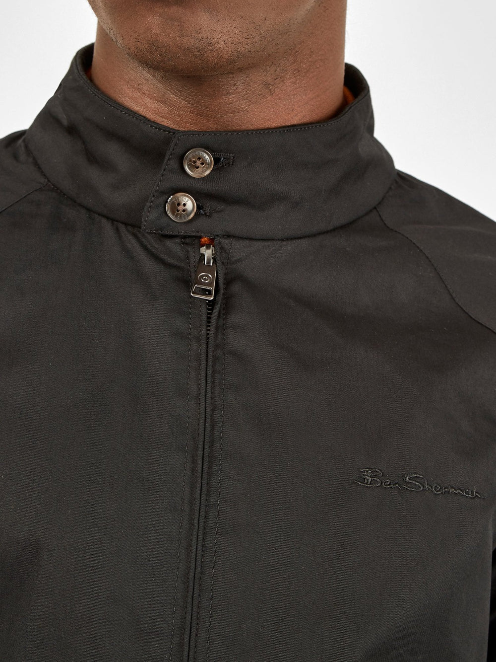 Black Ben Sherman Signature Harrington Jackets | 793845-MLV