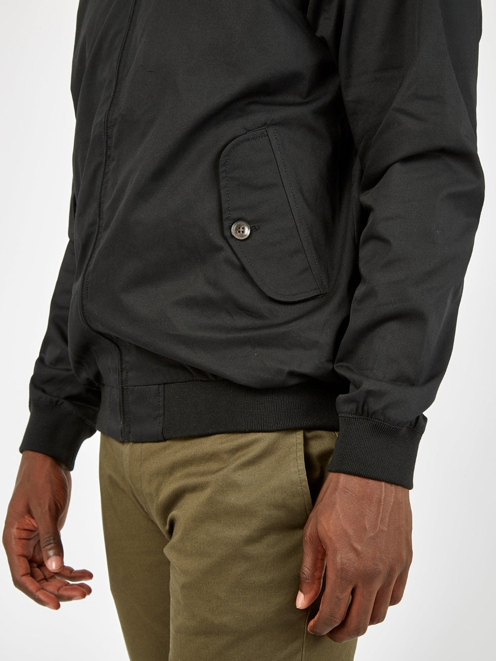 Black Ben Sherman Signature Harrington Jackets | 793845-MLV