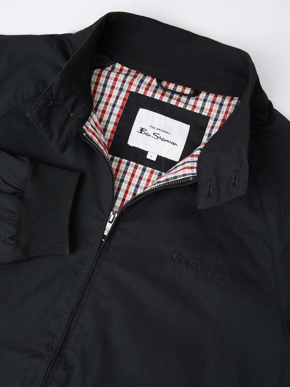 Black Ben Sherman Signature Harrington Jackets | 793845-MLV