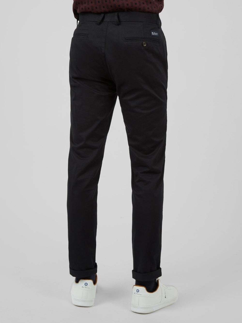 Black Ben Sherman Signature Skinny Stretch Chino Pants | 196850-LQN