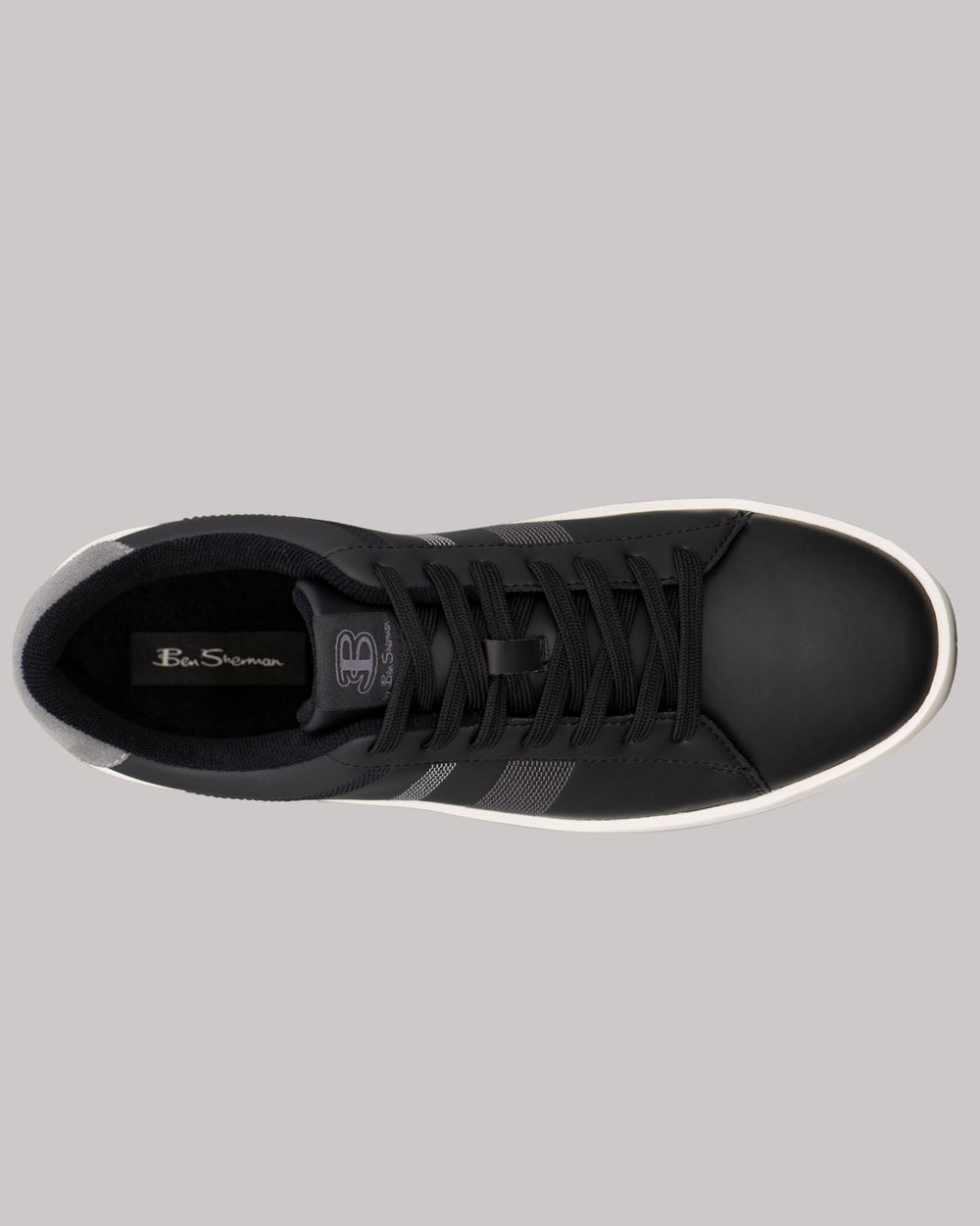 Black / White / Grey Ben Sherman Boxwell Sneakers | 297615-MNY