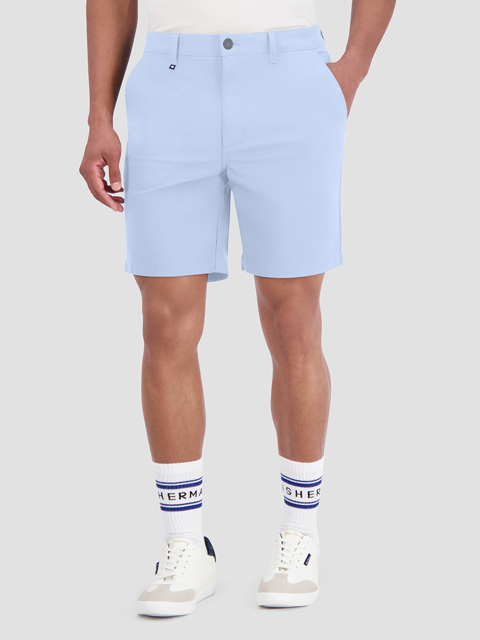 Blue Ben Sherman 4Way Stretch Tech Shorts | 384597-MNG