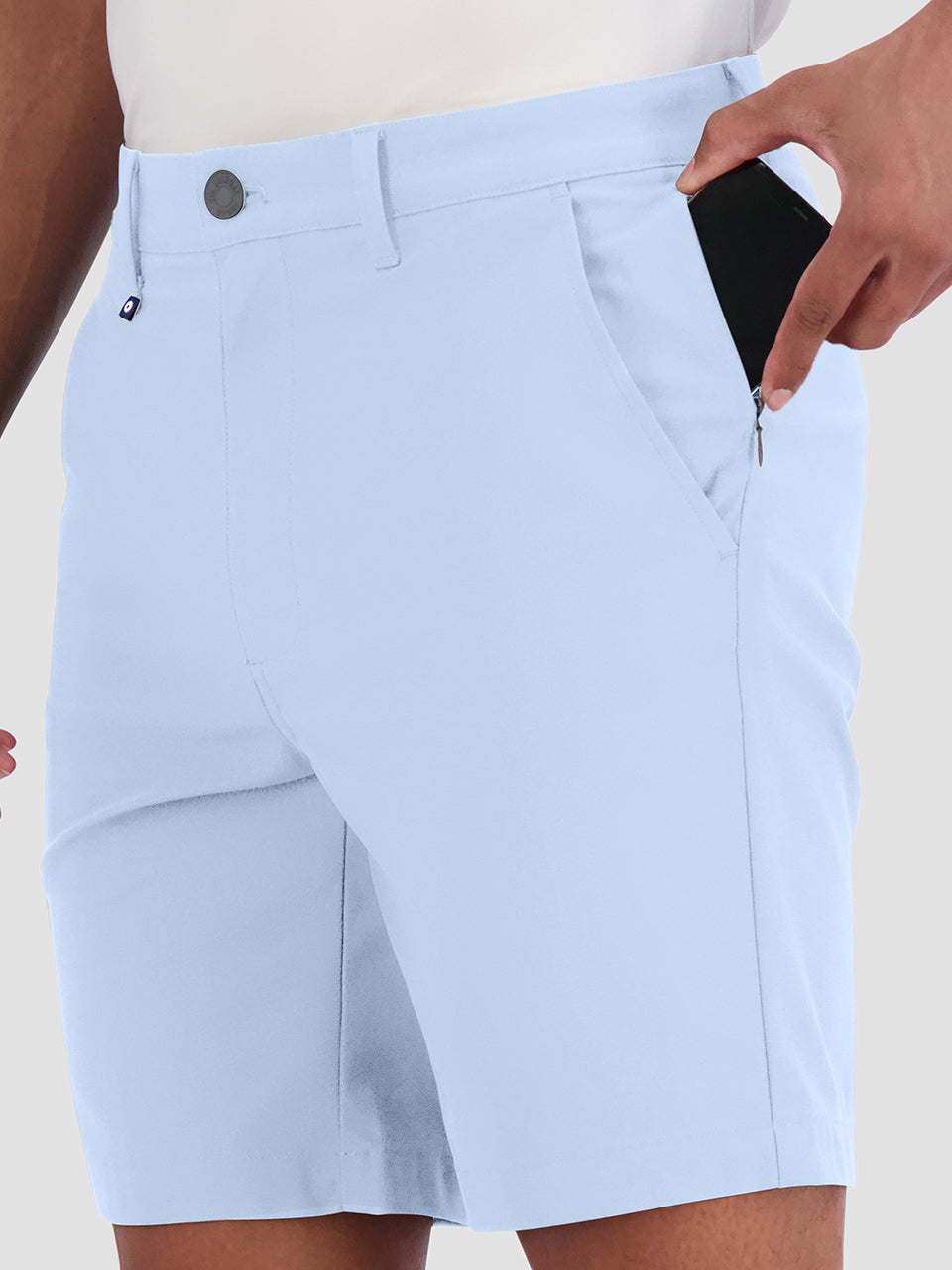 Blue Ben Sherman 4Way Stretch Tech Shorts | 384597-MNG