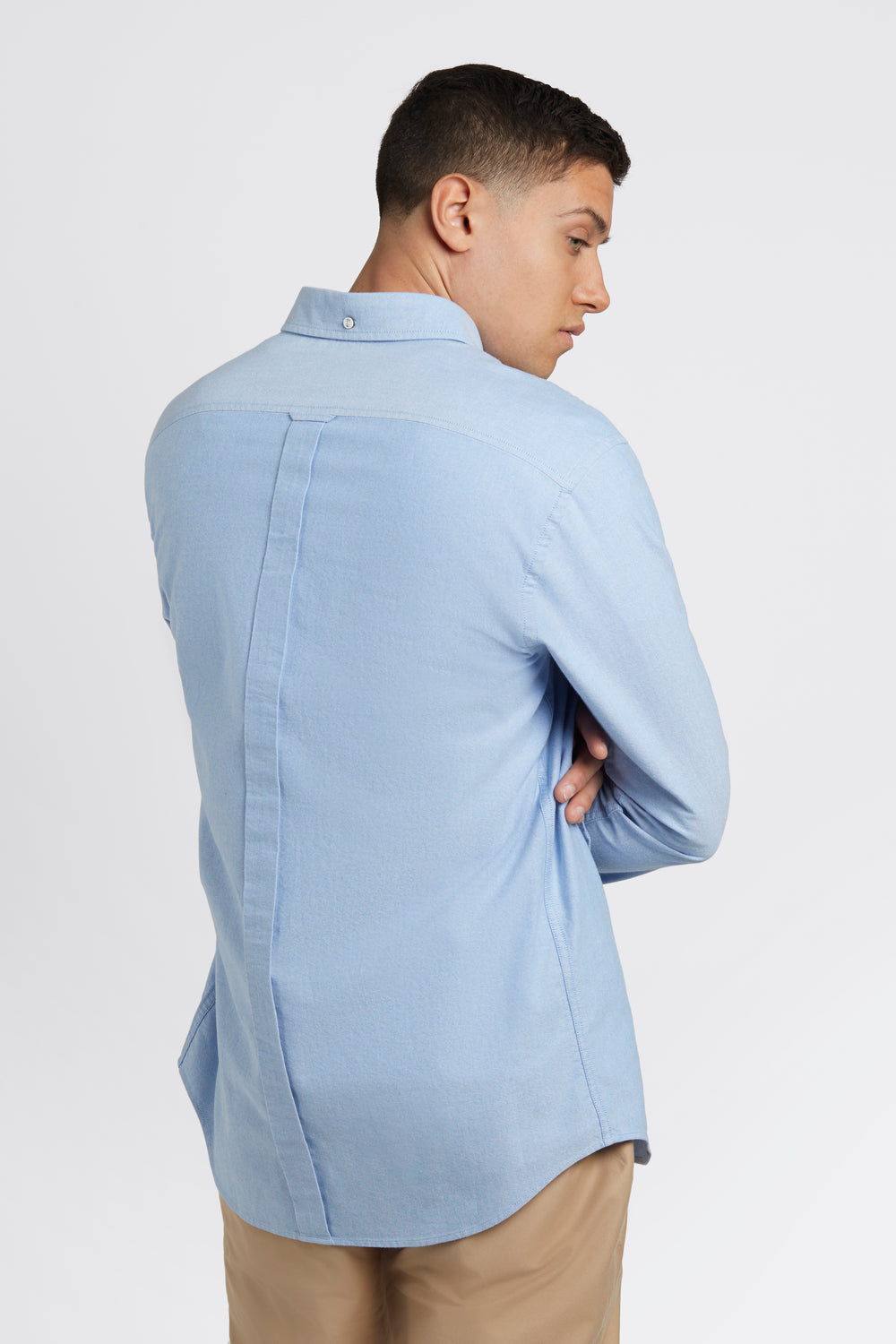 Blue Ben Sherman Brighton Oxford Organic Shirts | 658741-UDJ