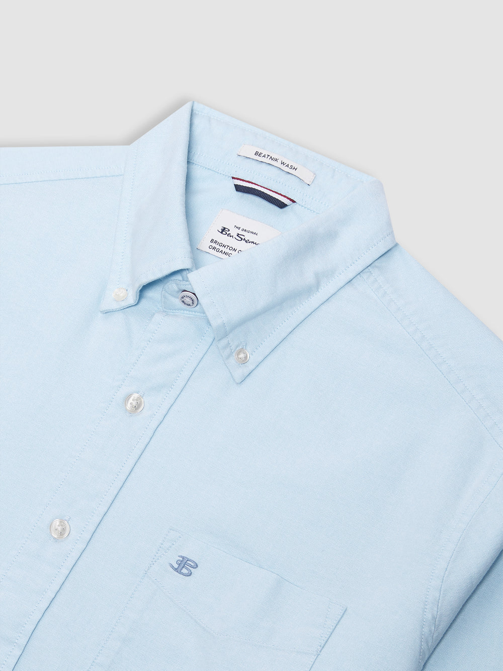 Blue Ben Sherman Brighton Oxford Organic Shirts | 209714-KPV