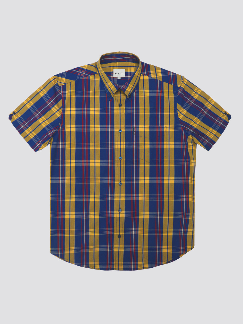 Blue Ben Sherman Signature Irregular Check Shirts | 465819-ZRX