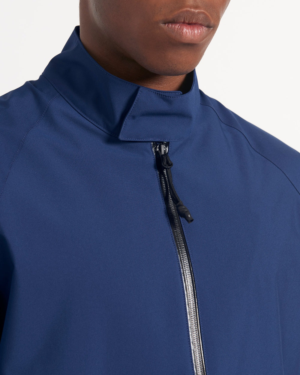 Blue Ben Sherman Waterproof Harrington Jackets | 760289-CNQ