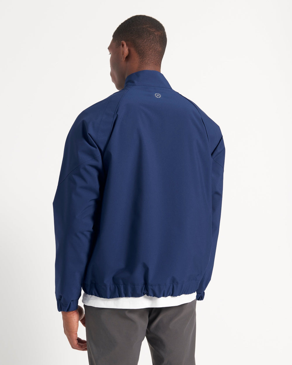 Blue Ben Sherman Waterproof Harrington Jackets | 760289-CNQ