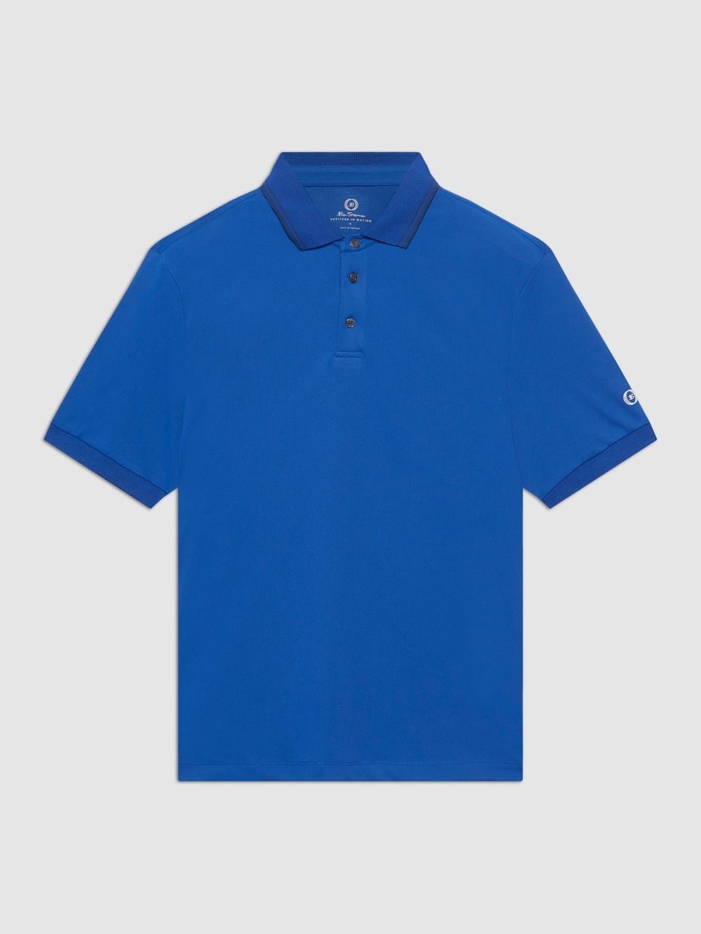 Blue / Royal Ben Sherman 360 Motion Stretch Polo Shirts | 546832-OQJ