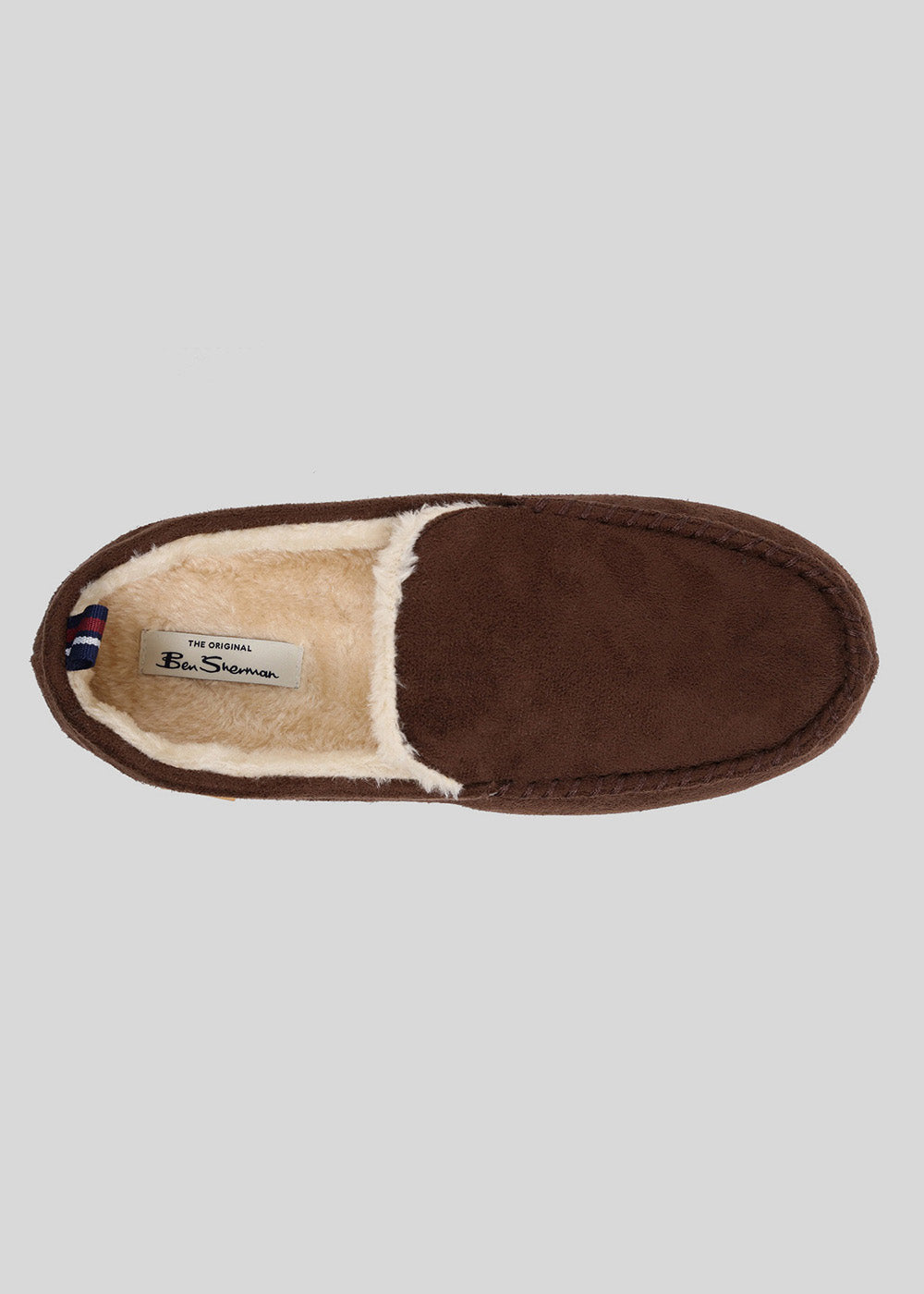 Brown Ben Sherman Casa Cartegena Moccasin Slipper | 384650-XJW