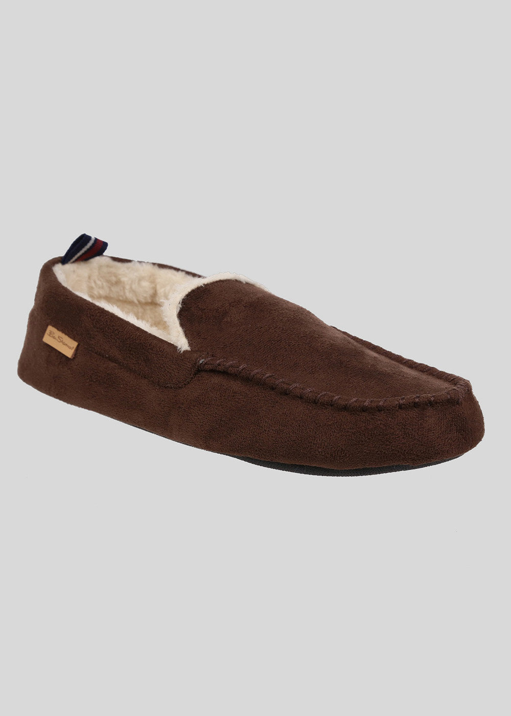 Brown Ben Sherman Casa Cartegena Moccasin Slipper | 384650-XJW