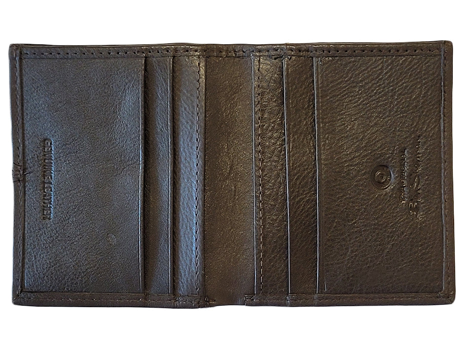 Brown Ben Sherman Coles Leather Micro Wallets | 176394-TAY