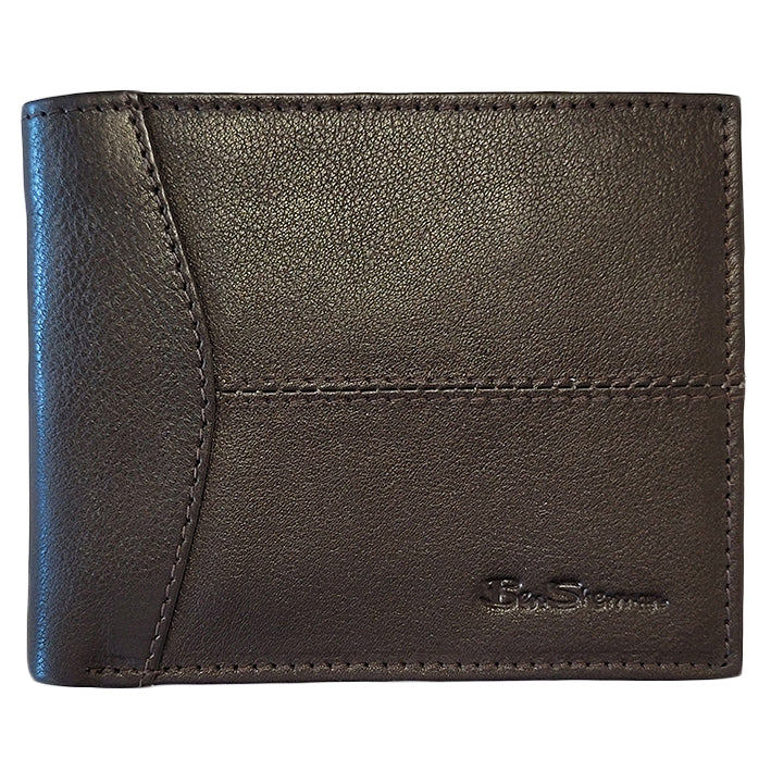 Brown Ben Sherman Cooke Bill Fold Leather Wallets | 809572-KGB