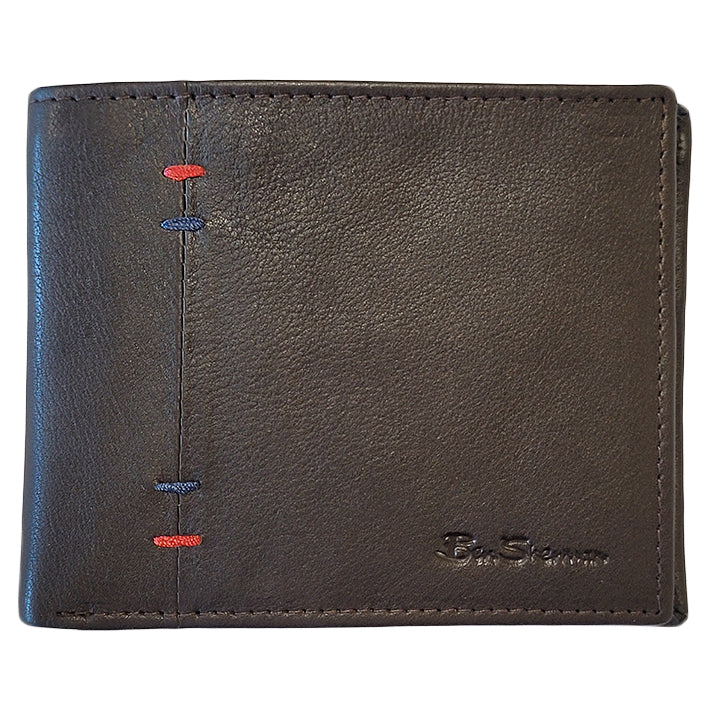 Brown Ben Sherman Irvine Bill Fold Leather Wallets | 978635-BJV