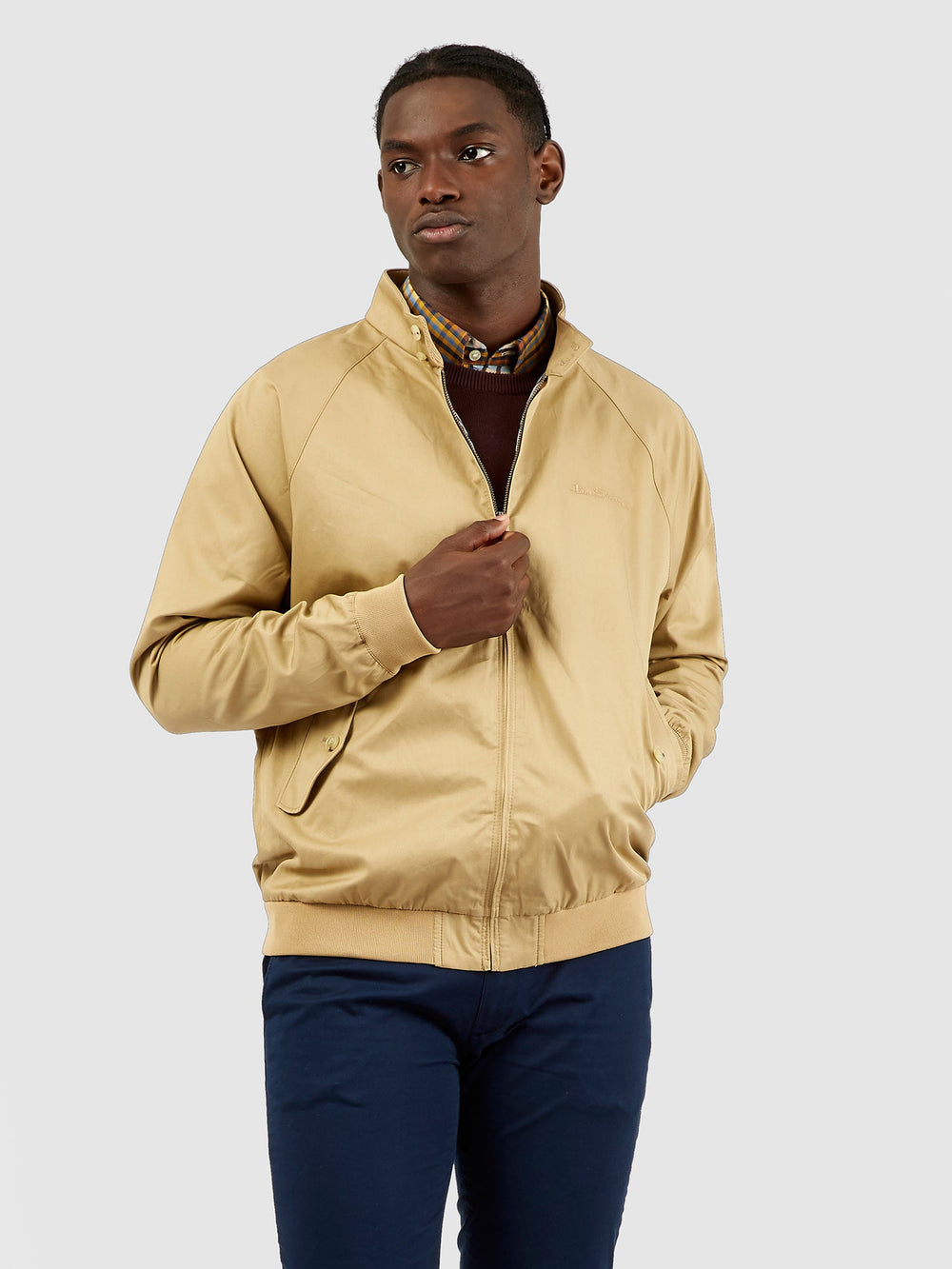 Brown Ben Sherman Signature Harrington Jackets | 160385-BYF