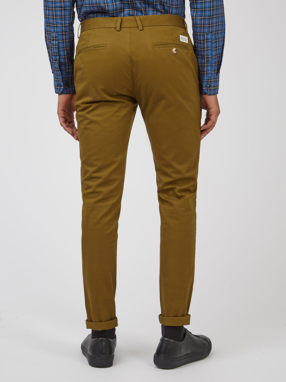 Brown Ben Sherman Signature Skinny Stretch Chino Pants | 382576-LMR