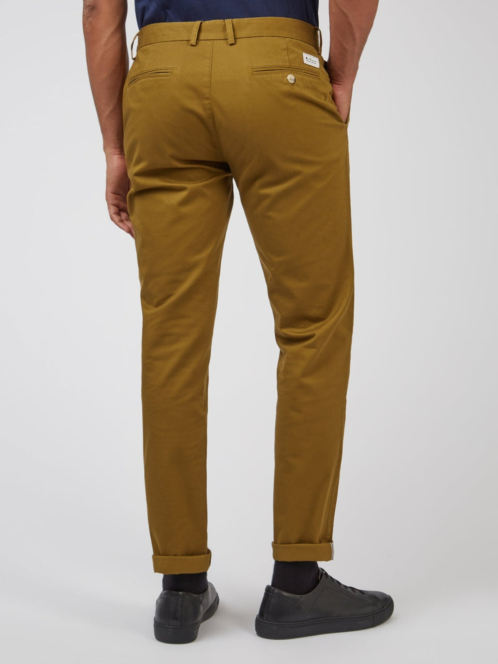 Brown Ben Sherman Signature Slim Stretch Chino Pants | 257643-OUL