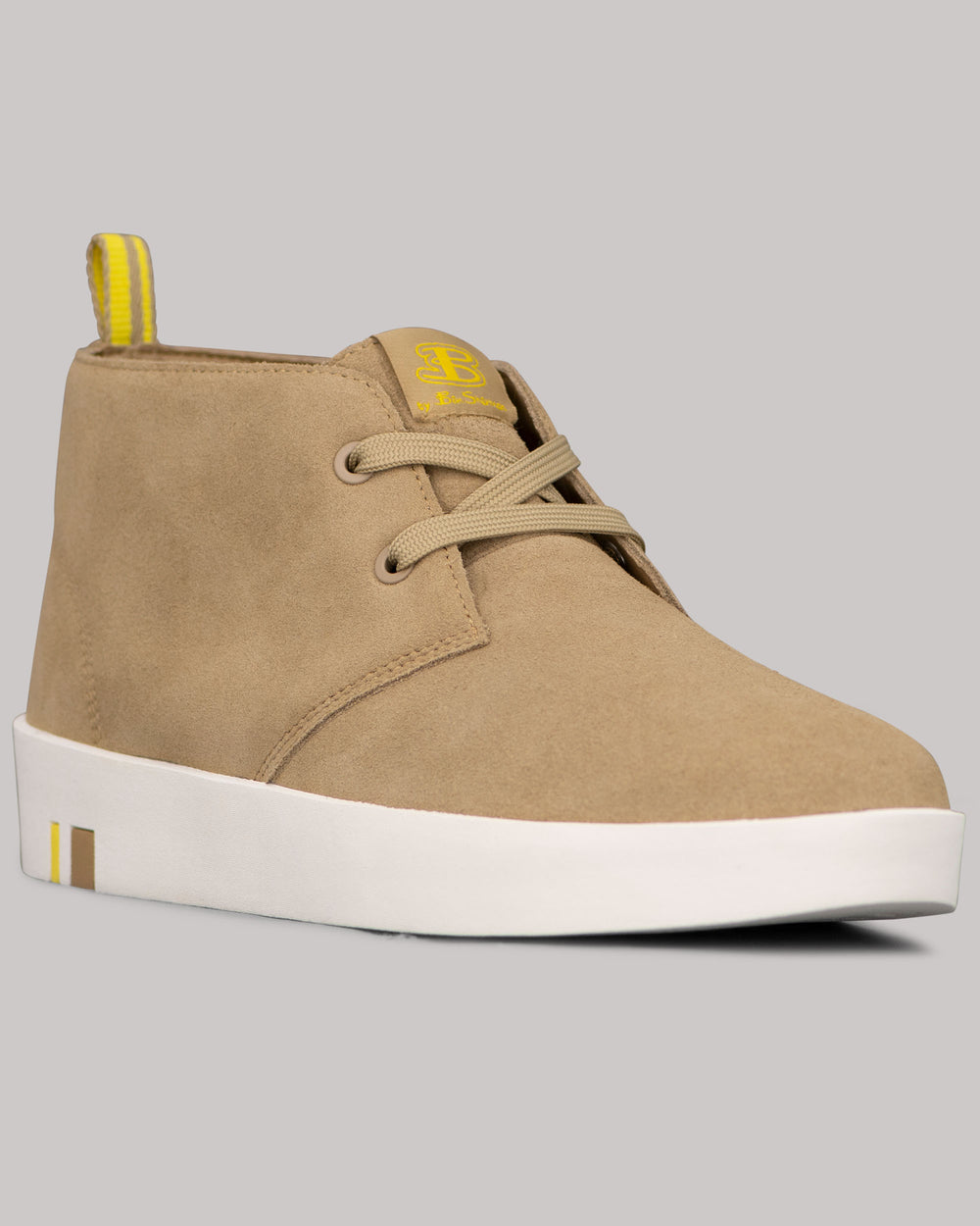 Brown / White / Yellow Ben Sherman Thames Chukka Boots | 062174-YPK