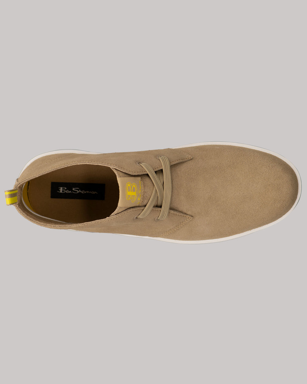 Brown / White / Yellow Ben Sherman Thames Chukka Boots | 062174-YPK