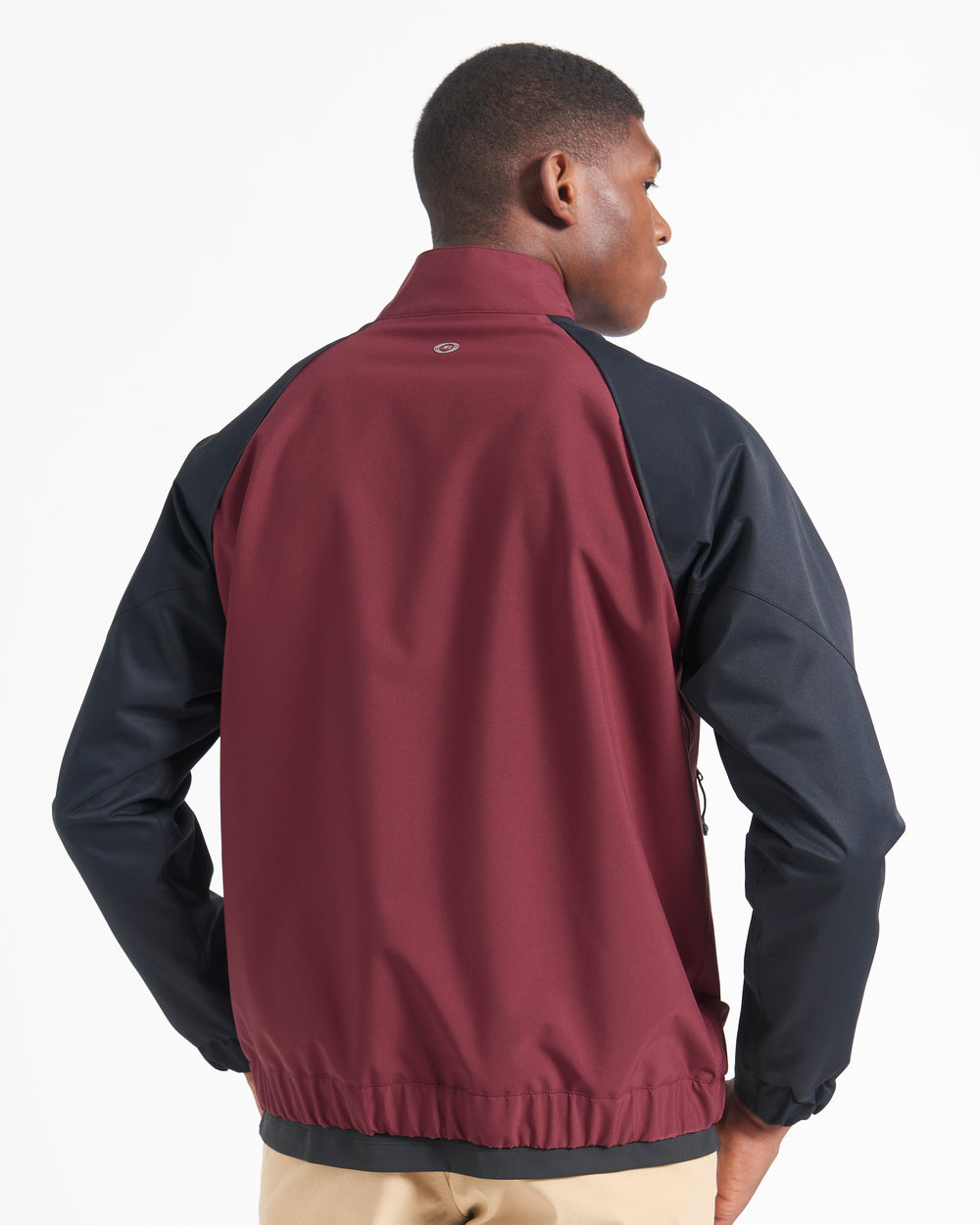 Burgundy Ben Sherman Waterproof Harrington Jackets | 652107-PVU