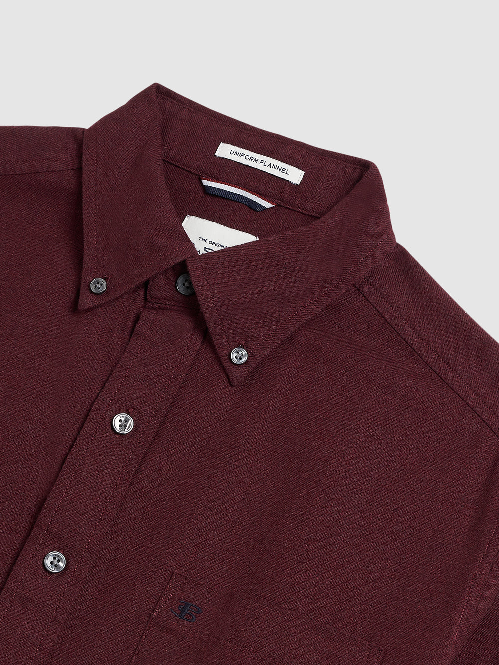 Burgundy / Navy / Beige Ben Sherman Uniform Flannel Shirts | 843607-IJG