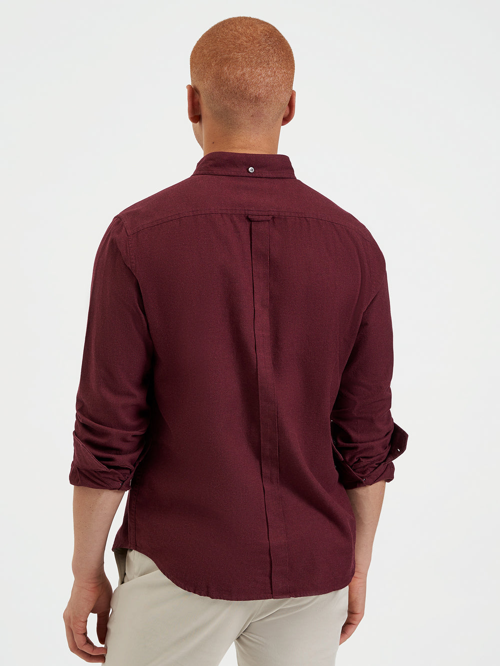 Burgundy / Navy / Beige Ben Sherman Uniform Flannel Shirts | 843607-IJG