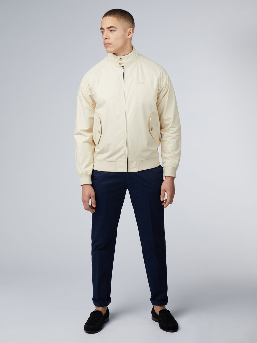 Cream Ben Sherman Signature Harrington Jackets | 952864-OXB