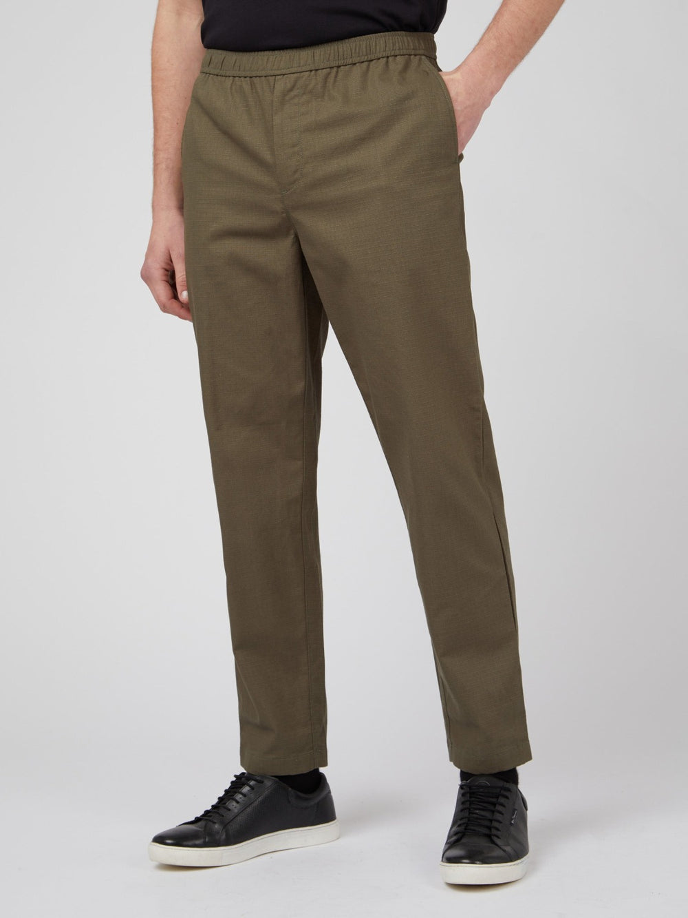 Green Ben Sherman Ripstop Casual Workwear Pants | 931245-ZFS