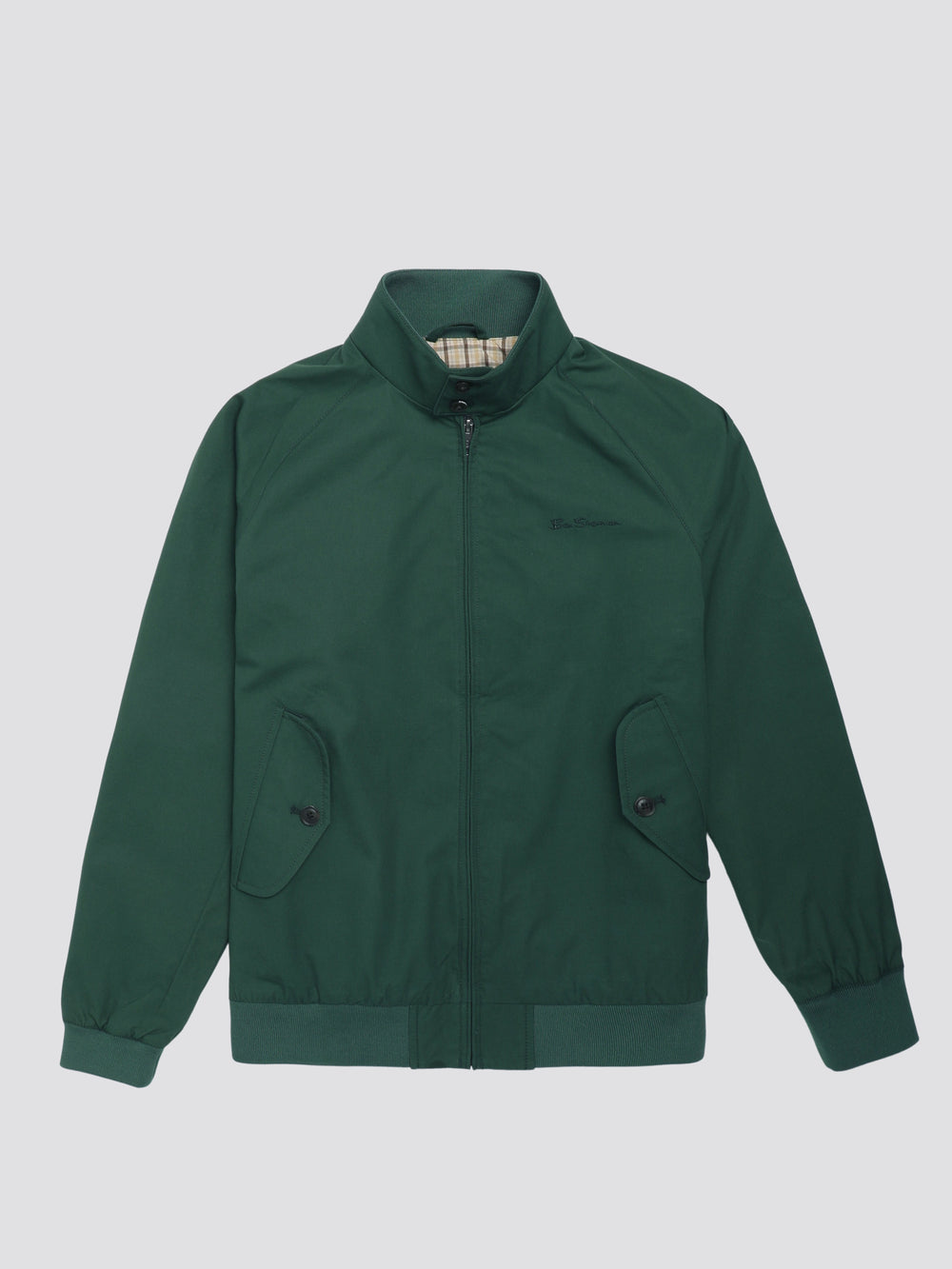 Green Ben Sherman Signature Harrington Jackets | 931475-PUD