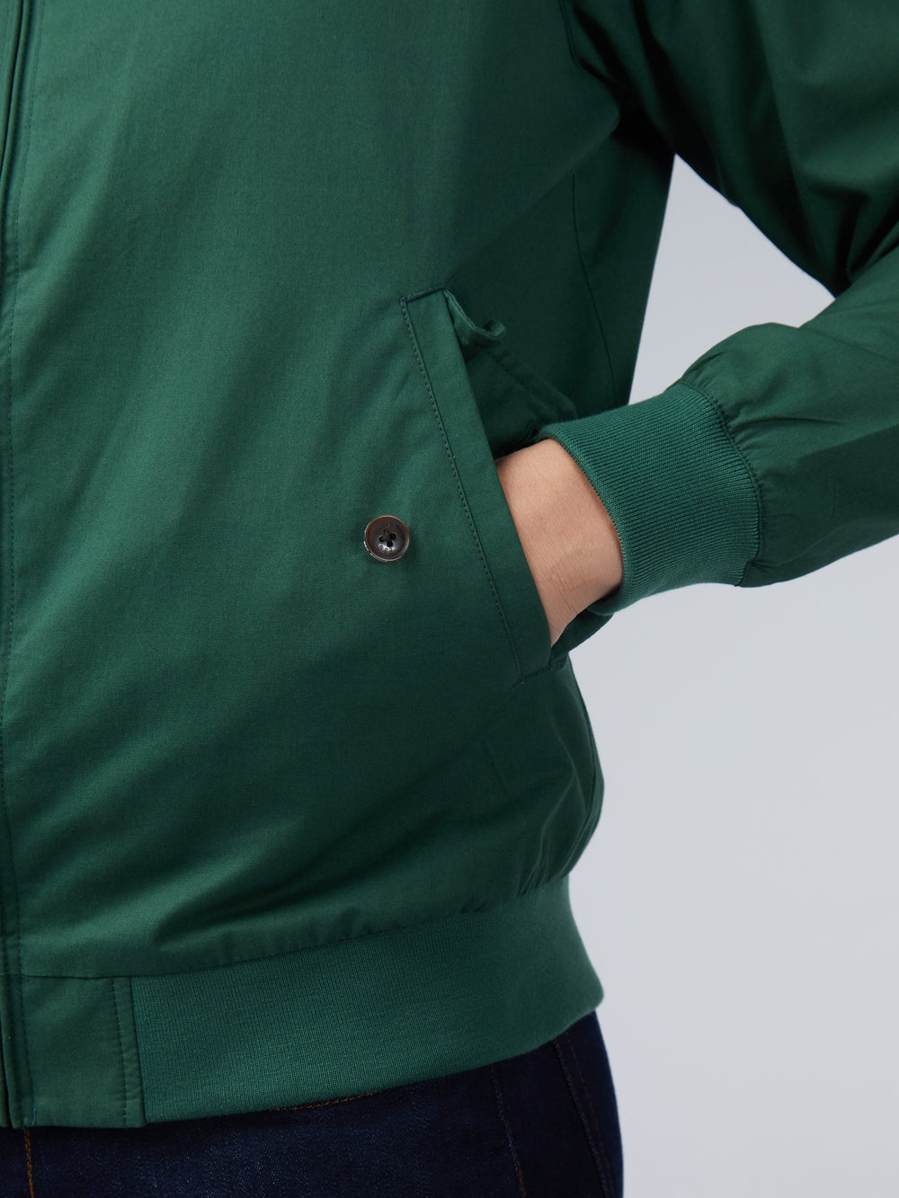 Green Ben Sherman Signature Harrington Jackets | 931475-PUD