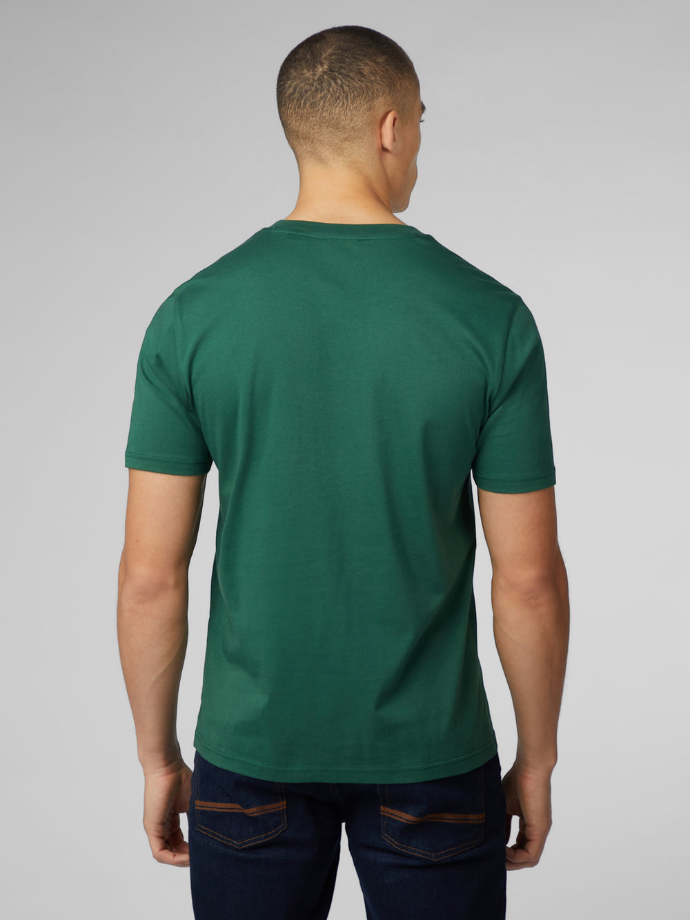 Green Ben Sherman Signature Mod Head T-Shirt | 014965-KQJ