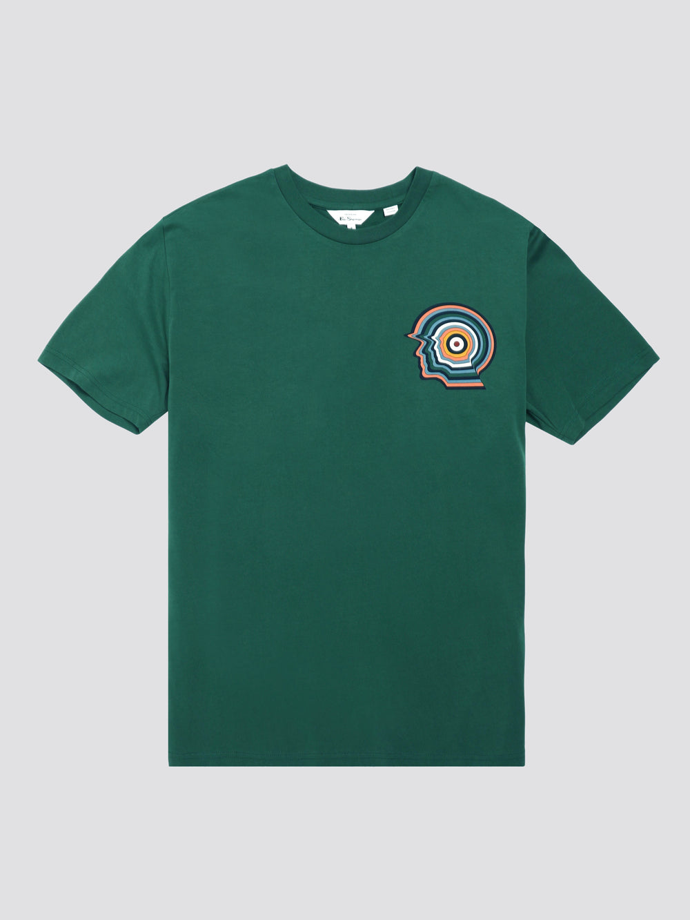 Green Ben Sherman Signature Mod Head T-Shirt | 014965-KQJ