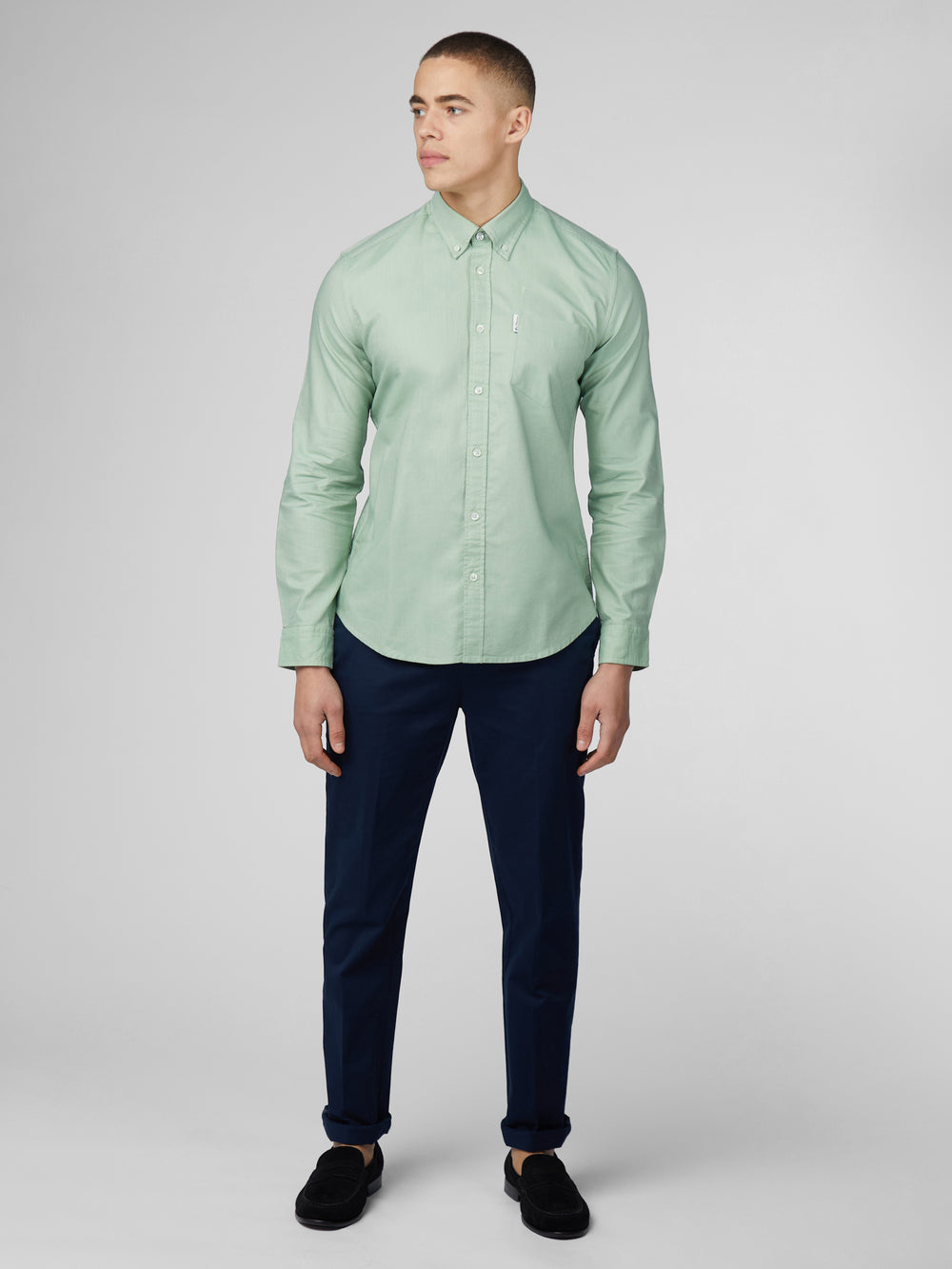 Green Ben Sherman Signature Oxford Shirts | 693780-OKZ