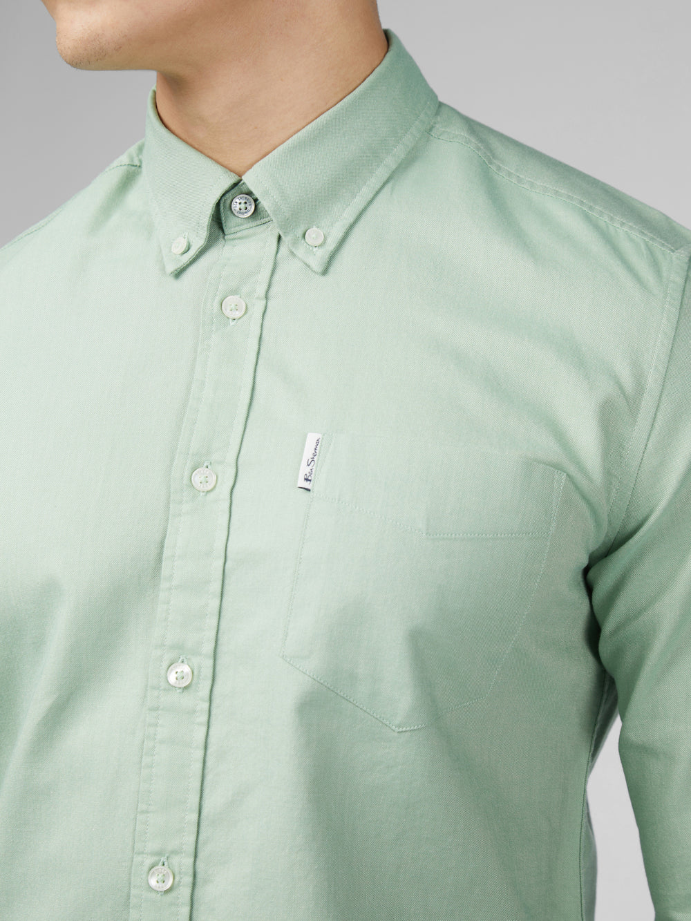 Green Ben Sherman Signature Oxford Shirts | 693780-OKZ