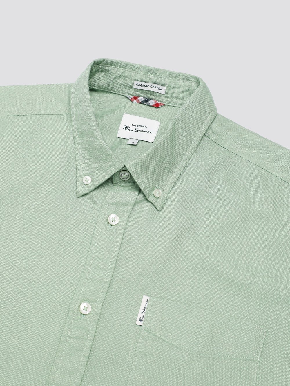 Green Ben Sherman Signature Short Sleeve Oxford Shirts | 195028-DOT