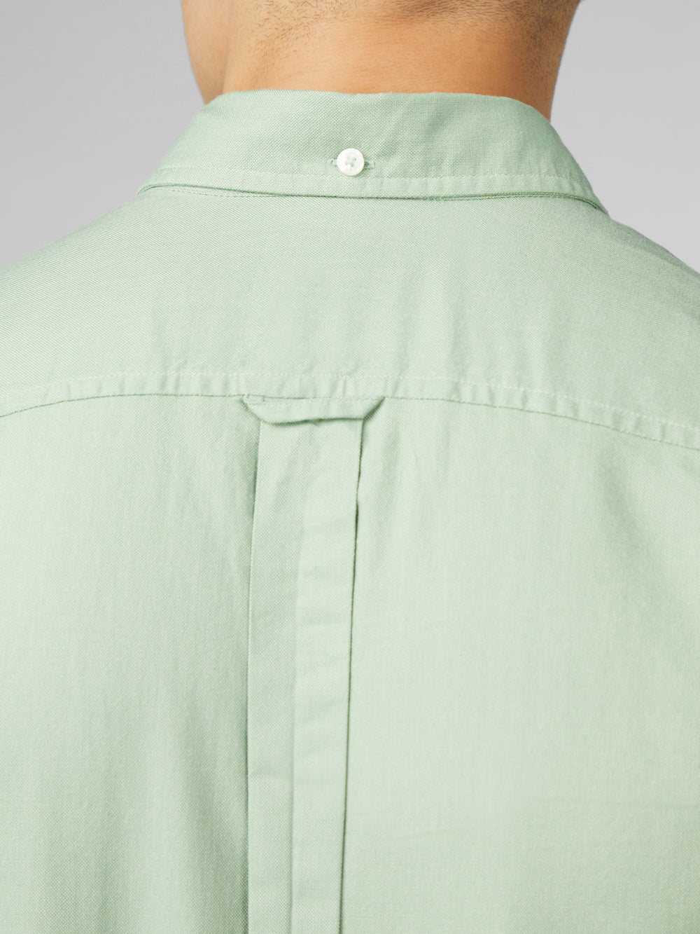 Green Ben Sherman Signature Short Sleeve Oxford Shirts | 195028-DOT