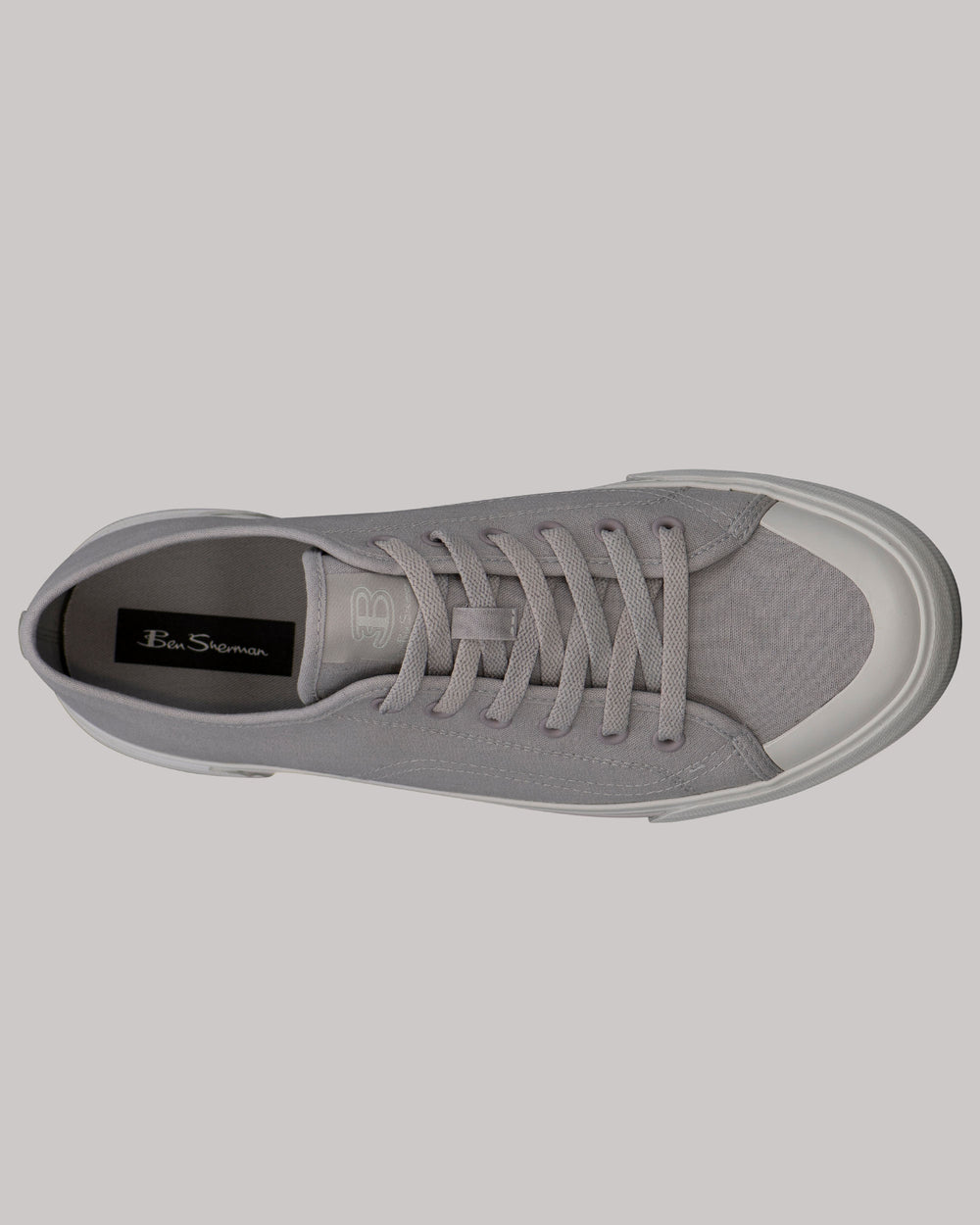 Grey Ben Sherman Belfast Sneakers | 547016-ZLW