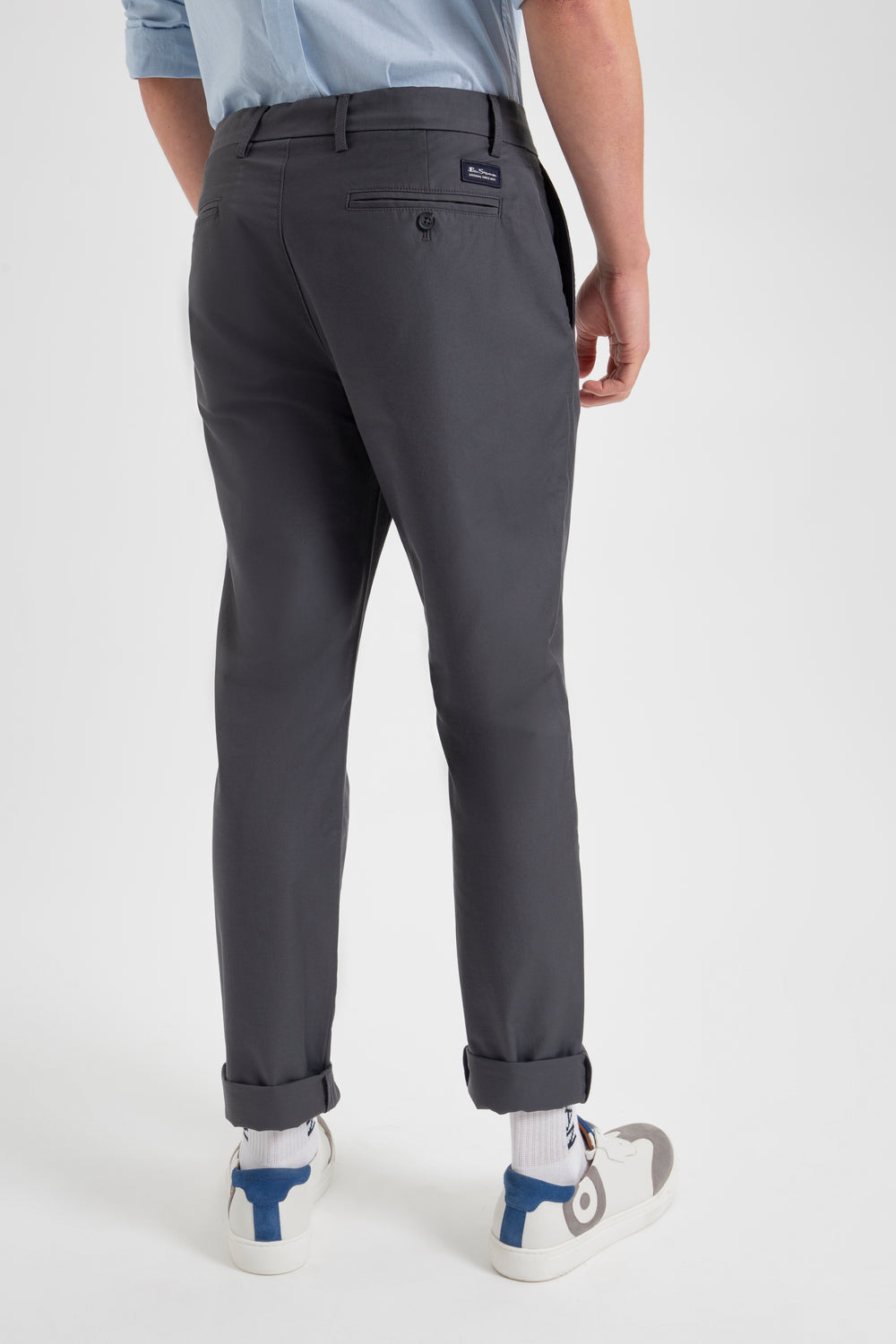 Grey Ben Sherman Everyday Slim Fit Chino Pants | 951608-KFL