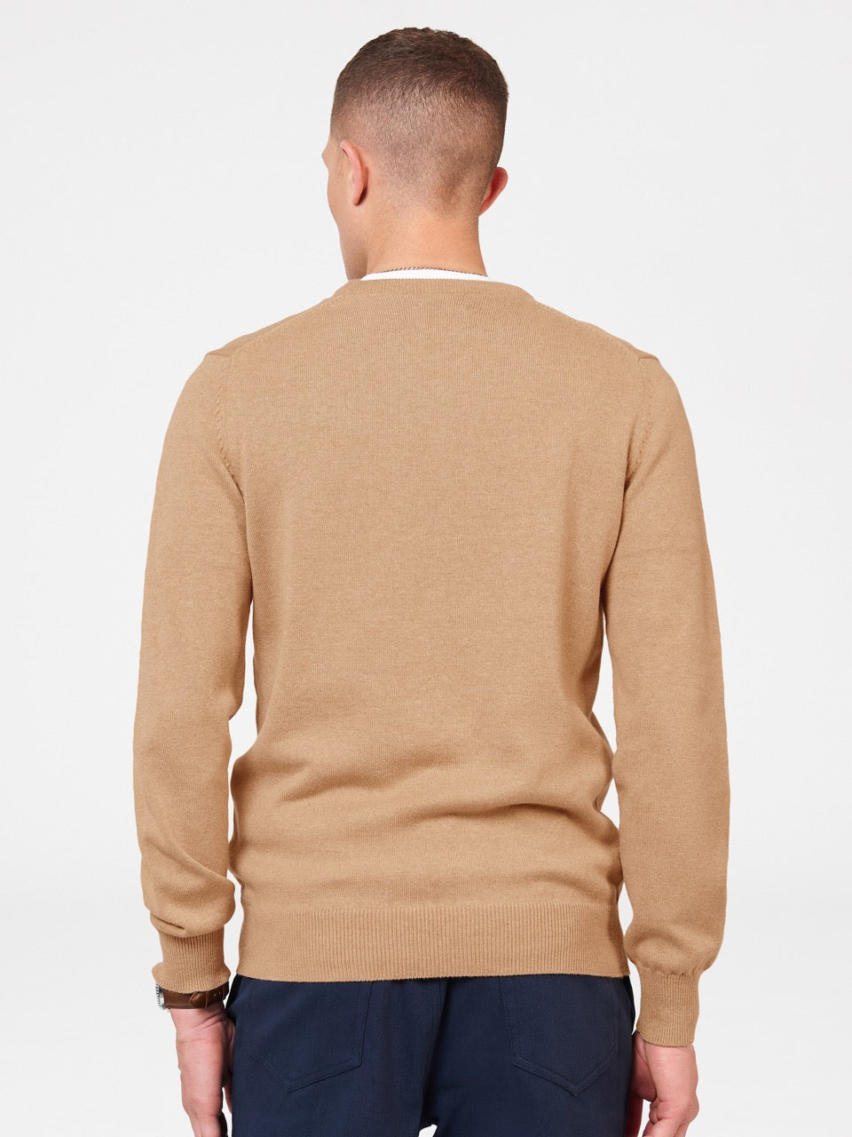 Grey Ben Sherman Signature Crewneck Knitwear | 047658-UDS