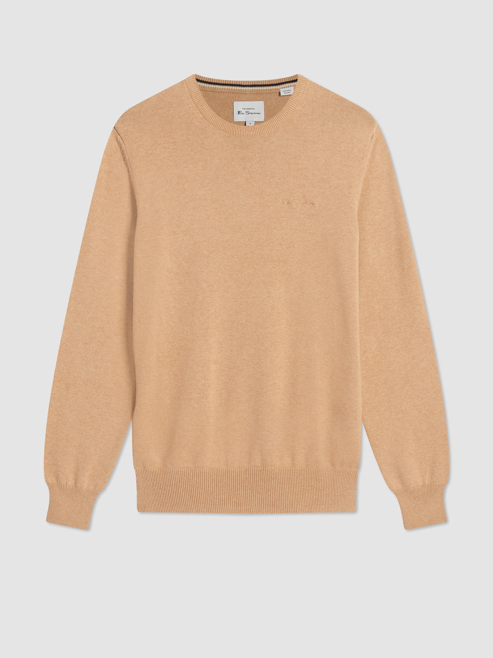 Grey Ben Sherman Signature Crewneck Knitwear | 047658-UDS